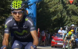 Nairo ataca y descuelga a todos