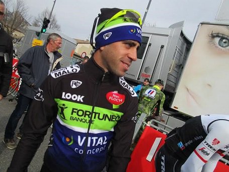 Minutos antes de partir en Drome Classic. foto: Direct Velo