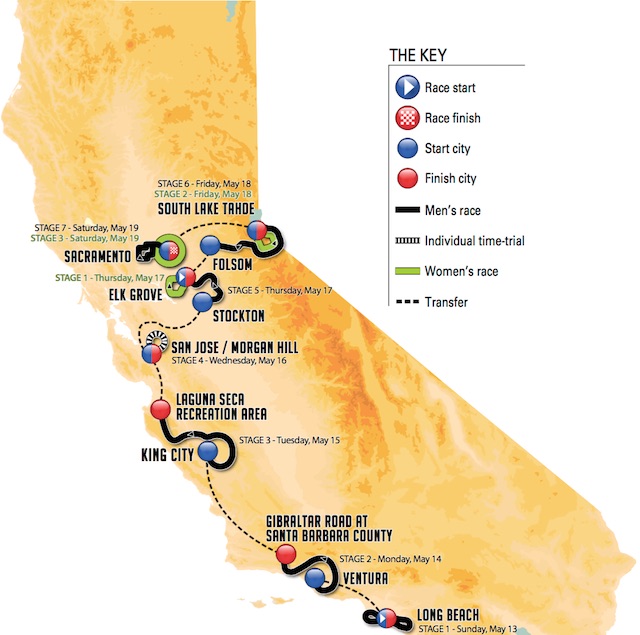 Tour de California 2018 Previa General Ciclismo Internacional