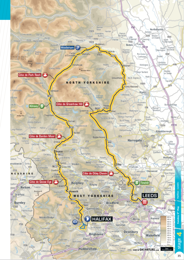 Tour De Yorkshire Route Map Tour De Yorkshire 2019 – Stage 4 Preview – Ciclismo Internacional