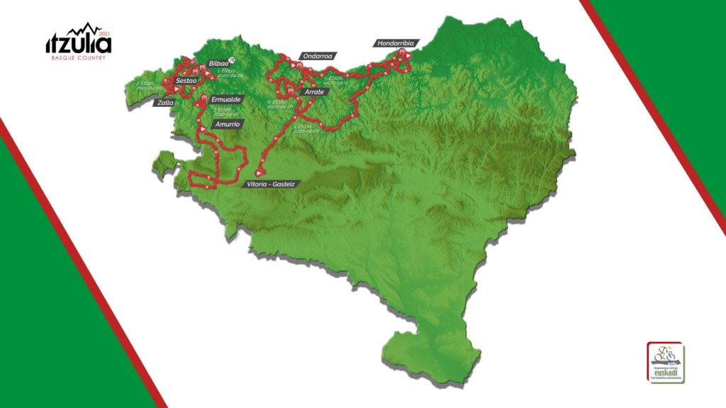 Anunciaron el recorrido de la 60° Vuelta al País Vasco Ciclismo Anunciaron el recorrido de la 60° Vuelta al País Vasco Ciclismo