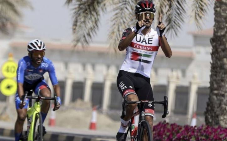 Récord ciclista del UAE Team campeón de los Emiratos Árabes por
